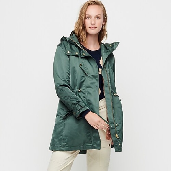 J.Crew Satin Nylon Jacket w/Removable Liner - Picture 2 of 13